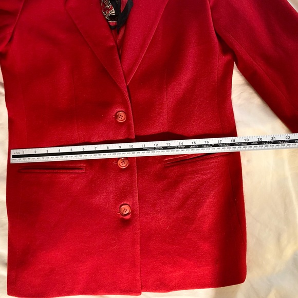 David Benjamin Wool Blazer Size 12 (fits largish - see measurements) fully lined - Picture 4 of 11